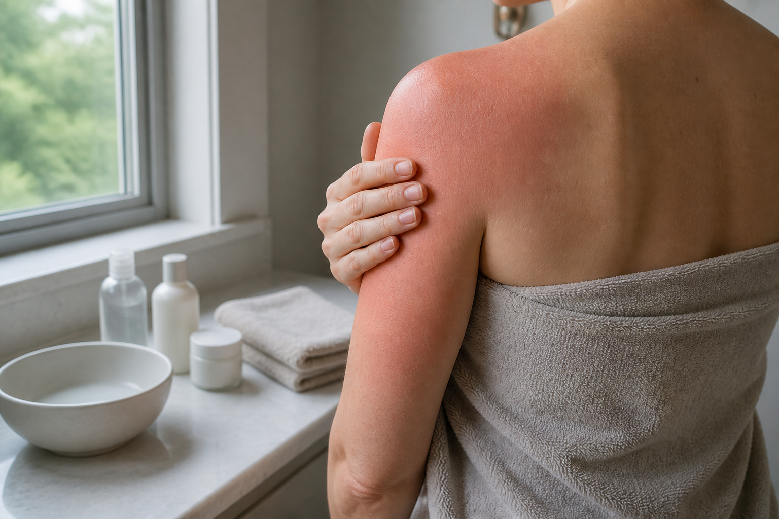 Güneş yanığı olan cilde peeling yapılır mı — destek görseli 2