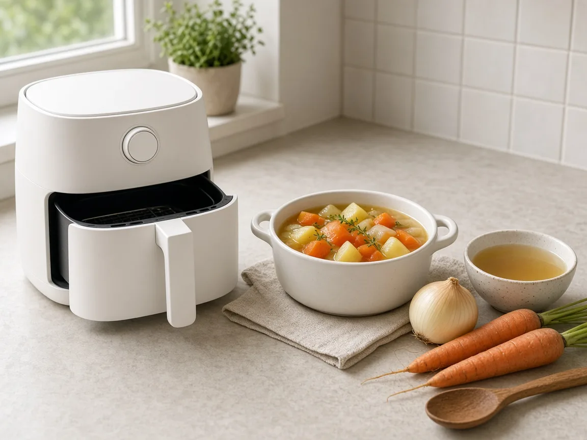 Airfryer sulu yemek yapılır mı — destek görseli 1